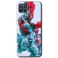 OPPO Oppo Reno 4 Lite Kılıf HD Desen Baskılı Arka Kapak - Renkli Karışım