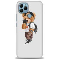 General Mobile GM 21 Kılıf HD Baskılı Kılıf - Teddy Bear Cool + Tam Ekran Koruyucu