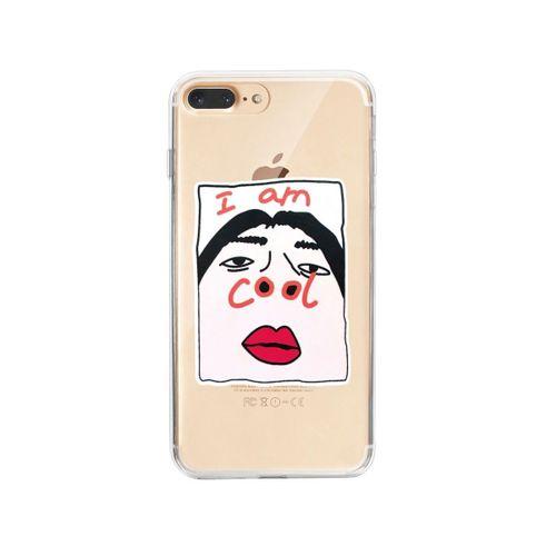 iPhone 7 Plus Cool Premium Şeffaf Telefon Kılıfı