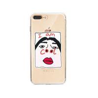 iPhone 7 Plus Cool Premium Şeffaf Telefon Kılıfı