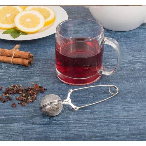 Zhlhome Kıskaçlı Bitki Çayı Filtresi Top Çay Demliği Çay Filtresi Maşası