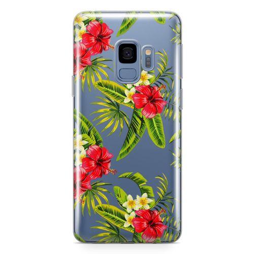 Samsung Galaxy S9 Kılıf Bodrum Çiçekleri Arka Kapak Koruma Desenli Full Koruyucu