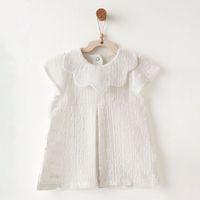 Andywawa AC26644 Baby Chic Elbise Ekru