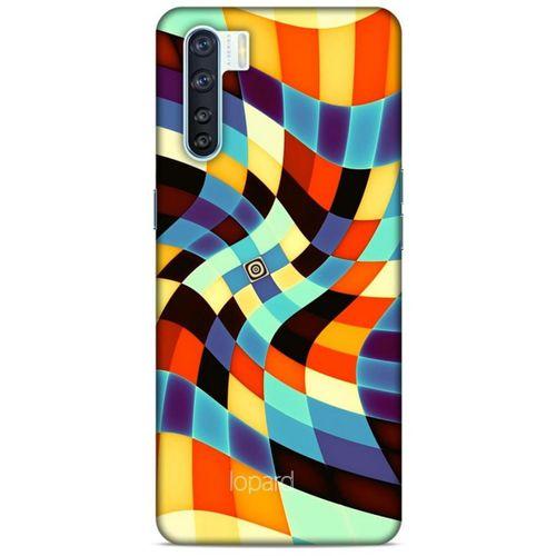 Oppo A91 Kılıf Pastel Renkler (28) Arka Kapak Karışık Renkli