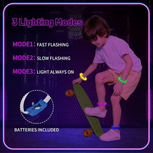 Festival Parti Led Bileklik Baskı Yapılabilir 3 Farklı Mod Işıklı 1 Adet - Lisinya