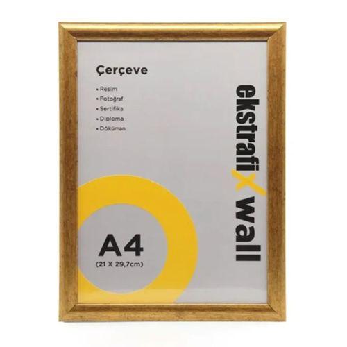 Ekstrafix Çerçeve A4 21X29,7Cm Altın