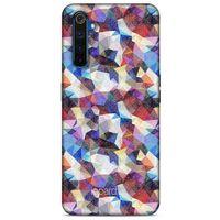Oppo Realme 6 Kılıf Pastel Renkler (5) Koruma Kabı Beyaz Lacivert