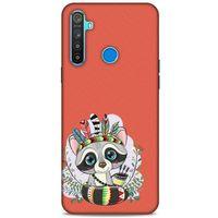 Animax Kızılderili Rakun Oppo Realme 5i Kılıf Desenli Silikon
