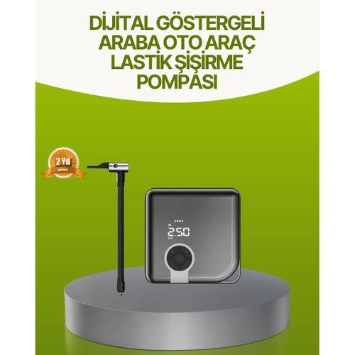 Dijital Ekranlı Taşınabilir Akıllı Araç Hava Kompresörü