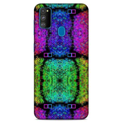 Lopard Samsung Galaxy M30s Uyumlu Kılıf PiXel (17) Tasarım Kılıf Piksel Blok