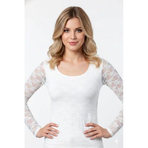 Tüllü Uzun Kol Body B357