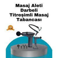 Taşınabilir 3in1 Masaj Aleti Şarjlı Titreşimli Esneme Bantlı