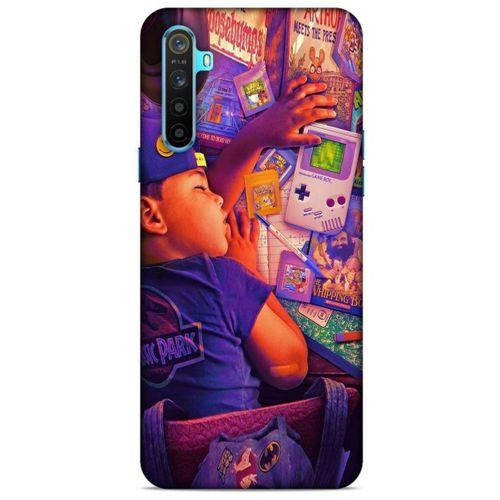 Retro (41) Desen Tank Kılıf Renkli Oppo Realme 6i Kılıf