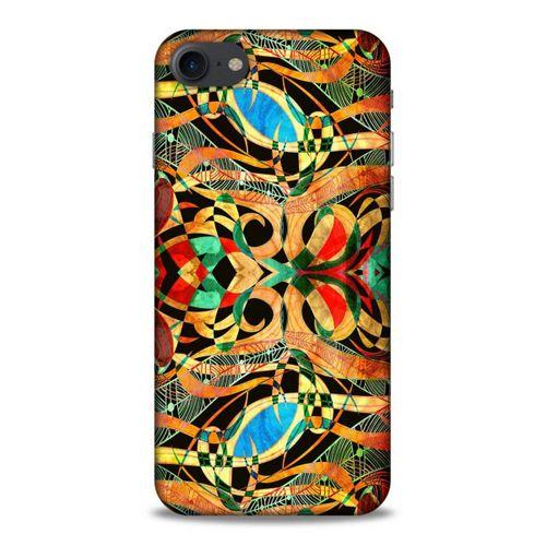 Lopard Apple Iphone 8 Uyumlu Kılıf Manipülasyon ☻ (8) Baskılı Kılıf Desenli
