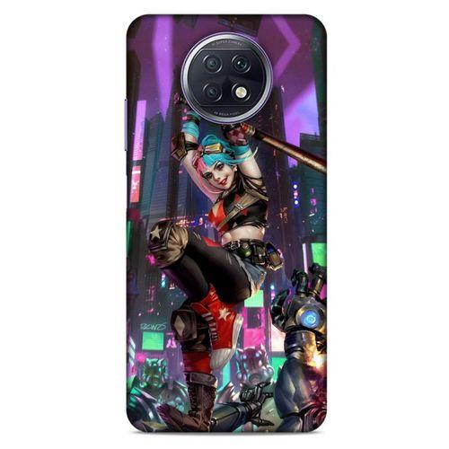 Xiaomi Redmi Note 9T Uyumlu Kılıf Harley Quinn (29) Arka Koruma Kılıfı Koyu haki