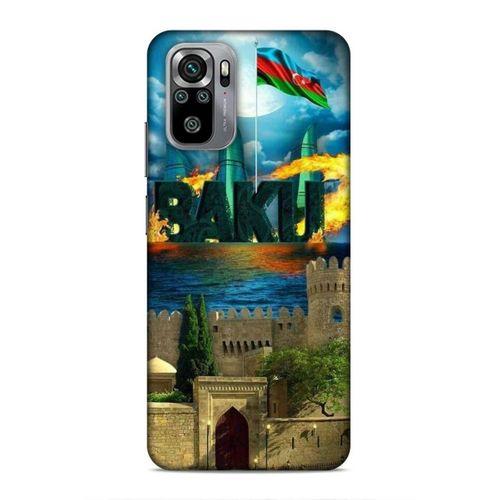 Xiaomi Redmi Note 10S Uyumlu Kılıf Azarbaijan (50) Shockproof Kılıf Bakü Simgeler