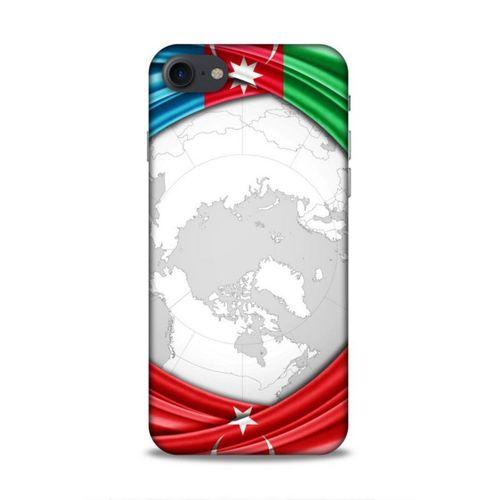 Apple Iphone 8 Uyumlu Kılıf Azarbaijan (17) Tasarım Kılıf Dünya Bayraklar