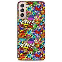 Lopard Samsung Galaxy S21 Plus Uyumlu Kılıf Graffitix (33) Hybrid Kılıf