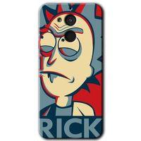 MRCİLETİSİM General Mobile GM 8 Kılıf HD Desen Baskılı Arka Kapak + Temperli Cam - Rick News