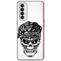 Lopard Oppo Reno 4 Pro Uyumlu Kılıf Tattoo's (26) Tpu Silikon Kılıf İskelet