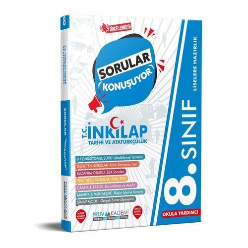 8. Sınıf T.C. İnkılap Tarihi ve Atatürkçülük Sorular Konuşuyor Soru Bankası Pruva Akademi