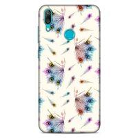 Huawei Y7 Prime 2019 Kılıf Desenli Özel Seri Tüyler (35) Fit Design Kılıf
