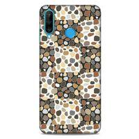 Huawei P30 Lite Kılıf Baskılı Özel Seri Taşlı (26) Tpu Silikon Kılıf