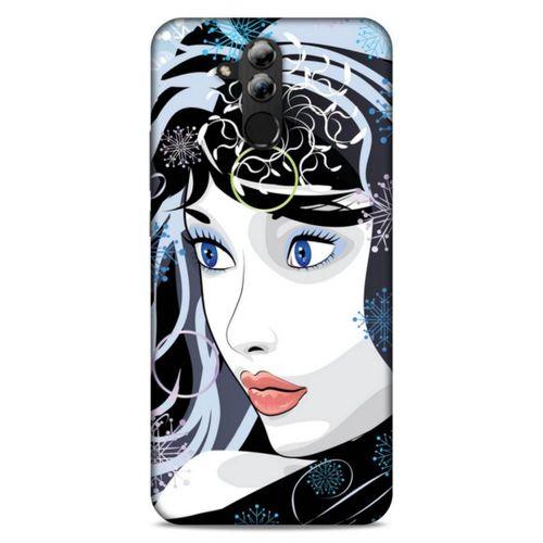 Lopard Huawei Mate 20 Lite Uyumlu Kılıf Sürreal Yüzler ♀ (22) Tam Koruma Kılıfı Desenli
