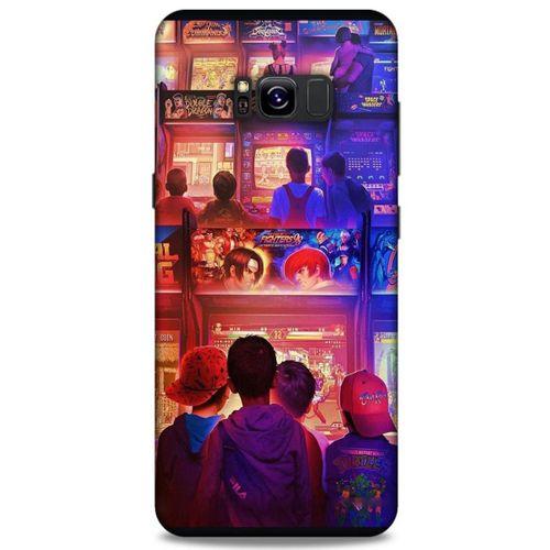 Retro (33) Desen Hybrid Kılıf Renkli Samsung Galaxy S8 Plus Kılıf
