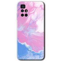 Redmi 10 Kılıf HD Desen Baskılı Arka Kapak - Liquid Lekeler Art