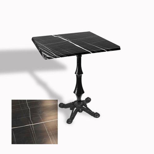 Dockers Çipa 1012 Döküm Ayak Kare Masa 80X80 cm - (Werzalit, Wermodin ve Allzalit Tabla) - Palazzo