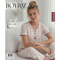 Boyraz Pt-01871 Kadın Pointella Kısa Kol Pijama Takımı