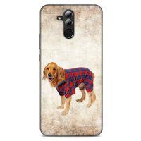 Huawei Mate 20 Lite Kılıf Köpek Kıyafetleri (47) Crystal Flex Kılıf Golden Gömlek