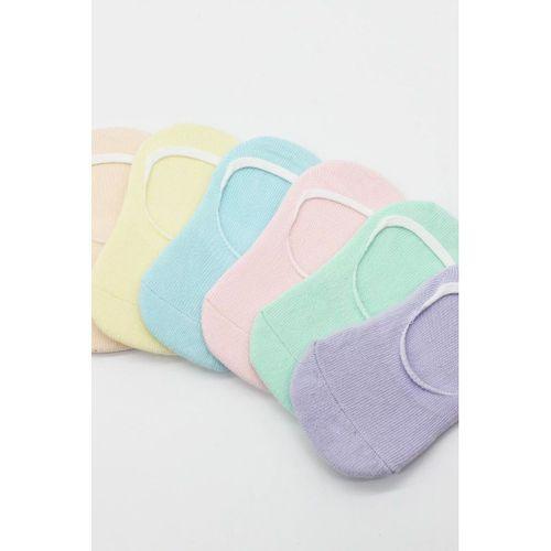 Bistyle 6'lı Mix Babet Çorap 30101 Lila