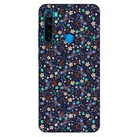 Xiaomi Redmi Note 8 Kılıf Kelebek Etkisi (8) Baskılı Kılıf Turkuaz Beyaz