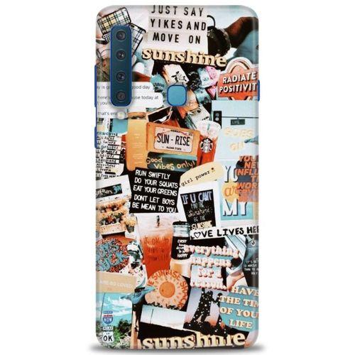 Samsung Galaxy A9 2018 Kılıf HD Baskılı Kılıf - Sun Rise + Tam Ekran Koruyucu