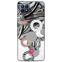 Lopard Huawei P40 Lite Uyumlu Kılıf Soyut Sanat (42) Desenli Rugged Armor Kılıf