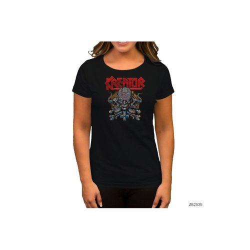 Kreator Devils Siyah Kadın Tişört