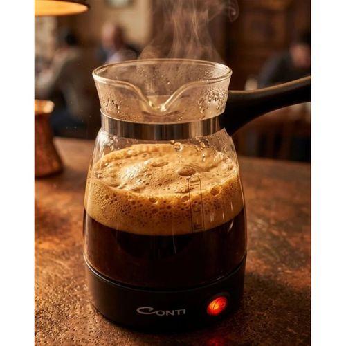 Cam Cezveli Türk Kahvesi Makinesi 650w 5 Fincan Kapasiteli Elektrikli Kahve Makinesi