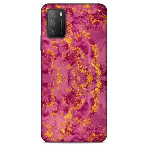 Lopard Xiaomi Poco M3 Uyumlu Kılıf Mermer Desenli (35) Fit Design Kılıf