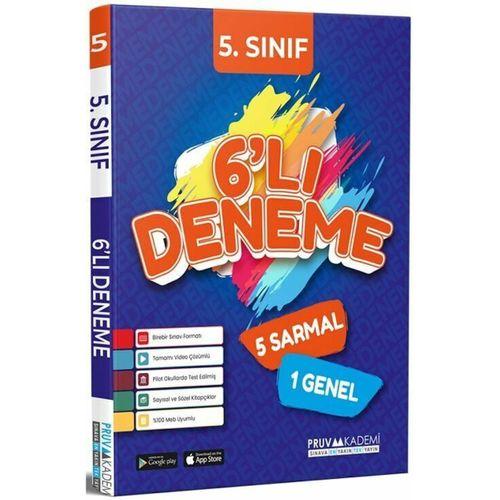 5. Sınıf Tüm Dersler 6 lı Deneme Pruva Akademi