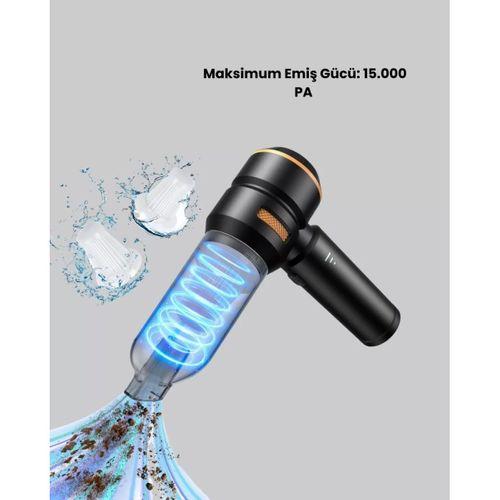 Araç İçi Derinlemesine Temizlik İçin Kompakt Ve Ergonomik El Süpürgesi