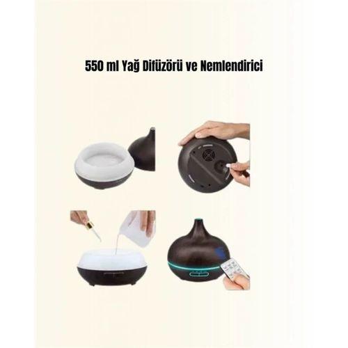 7 Renk Işıklı Ultrasonik Hava Difüzörü – Sessiz Ve Güvenli Kullanım