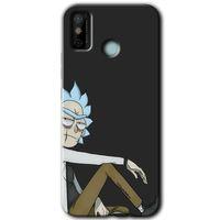 Potkal Hediye Fabrikası Tecno Spark 6 Go Kılıf HD Desen Baskılı Arka Kapak - Rick