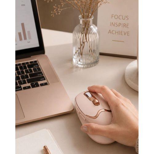 Ergonomik Tasarımlı Kablosuz Mouse Bluetooth Ve Usb Alıcılı