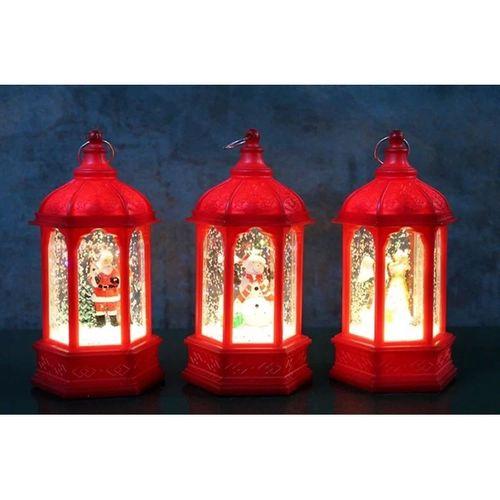 Yılbaşı Temalı Işıklı Kar Küresi Alk3218