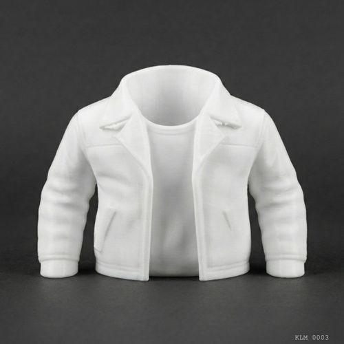 Beyaz Ceket Tasarımlı Makyaj Fırçalığı Masaüstü Kozmetik Düzenleyici