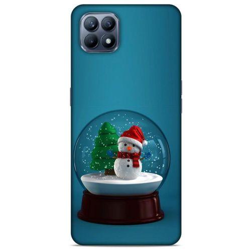 Huawei P40 Lite Kılıf Snowix (12) Koruyucu Silikon Yeşil Beyaz