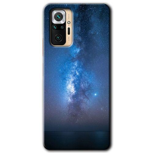 MRCİLETİSİM Xiaomi Redmi Note 10 Pro Kılıf Kapak - Samanyolu +Hayalet Ekran Yandan Gözükmez