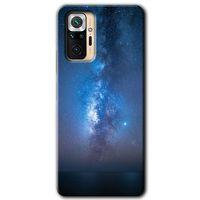 MRCİLETİSİM Xiaomi Redmi Note 10 Pro Kılıf Kapak - Samanyolu +Hayalet Ekran Yandan Gözükmez